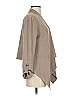 Mystree Tan Long Sleeve Blouse Size S - photo 4