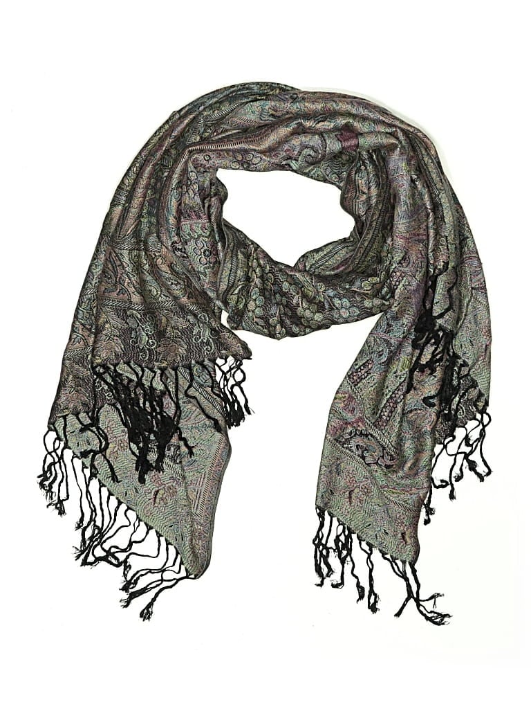 Pre-owned Unbranded Scarf In Blue