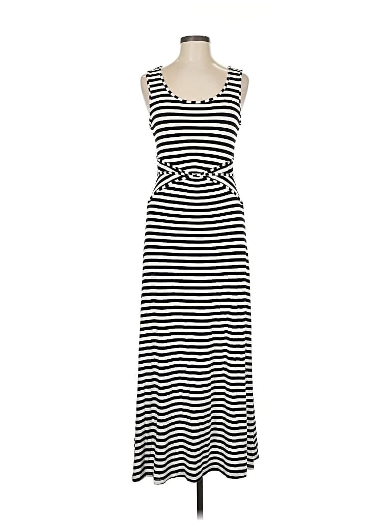 Pre-owned Style & Co Casual Dress In Black