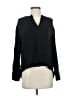 ALLSAINTS 100% Cupro Black Long Sleeve Blouse Size XS - photo 1