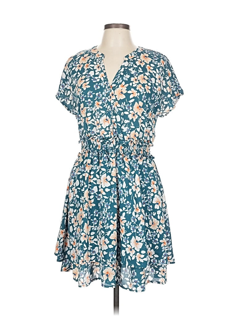 Pre-owned Sienna Sky Casual Dress In Blue