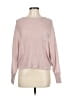 Alya Metallic Pink Pullover Sweater Size M - photo 1