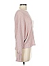 Alya Metallic Pink Pullover Sweater Size M - photo 4