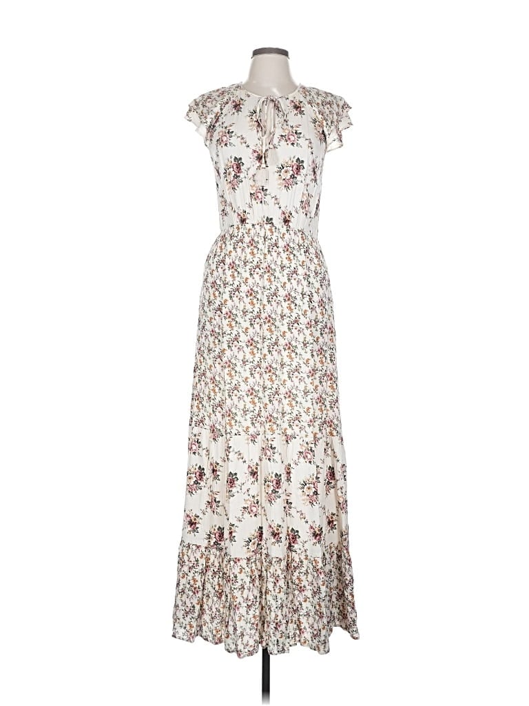 Pre-owned Lovestitch Casual Dress In White