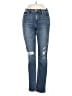 FRAME Denim Graphic Blue Jeans Size 26 waist - photo 1