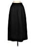 H&M 100% Polyester Solid Black Formal Skirt Size 4 - photo 2