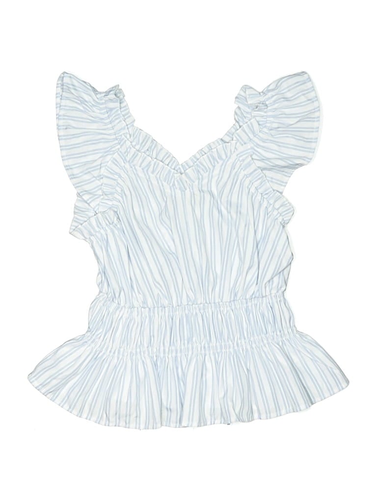 Pre-owned Habitual Kids' Sleeveless Blouse In Blue