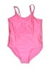Giorgio Armani Classico Solid Pink One Piece Swimsuit Size L - photo 1