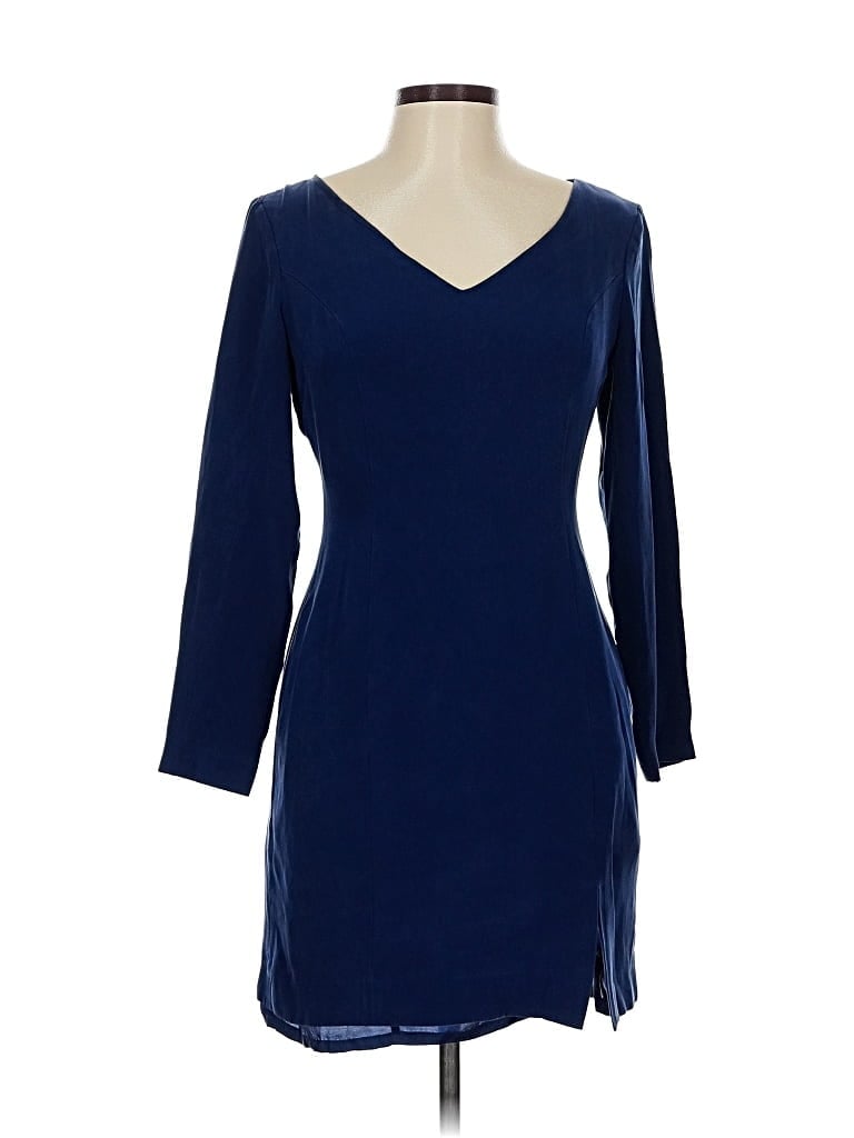 Pre-owned Hugo Buscati Collection Cocktail Dress In Blue