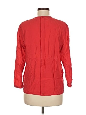 Giorgio Armani Long Sleeve Silk Top (view 2)