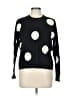 T Tahari Polka Dots Black Pullover Sweater Size L (estimated) - photo 1