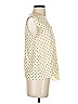 Tibi Polka Dots Ivory Sleeveless Blouse Size 0 - photo 4
