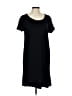 Dylan 100% Cotton Solid Black Casual Dress Size L - photo 1