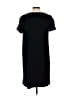 Dylan 100% Cotton Solid Black Casual Dress Size L - photo 2