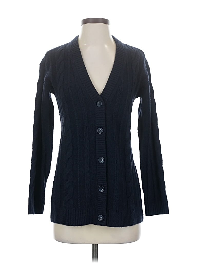 Pre-owned Talbots Cardigan Sweater In Blue
