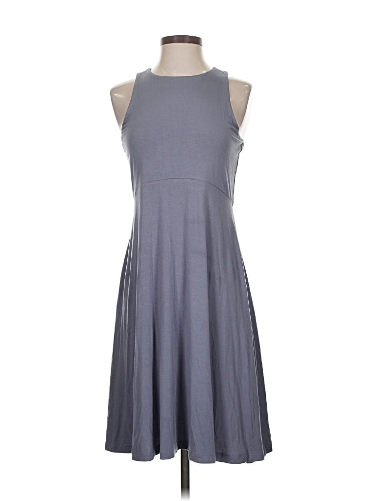 Pre-owned Athleta Casual Dress In Gray