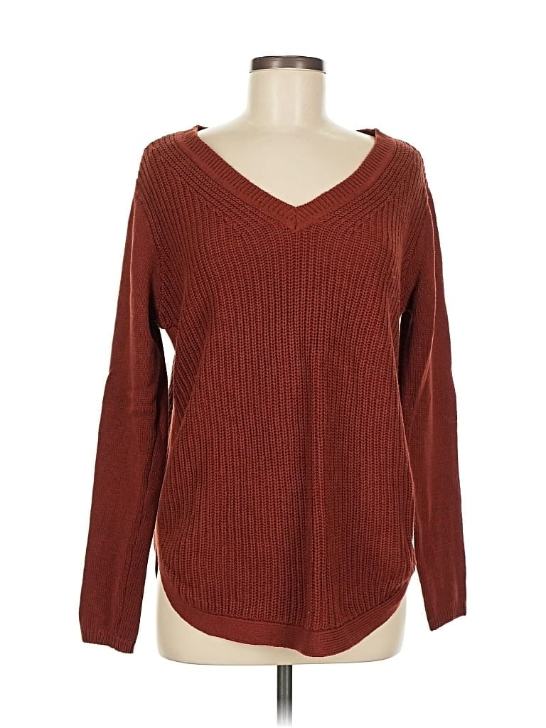 Pre-owned Rd Style Pullover Sweater In Burgundy