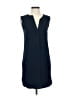 Vince. 100% Polyester Solid Blue Casual Dress Size 4 - photo 1