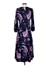 Vera Bradley Paisley Blue Casual Dress Size 2 - photo 2
