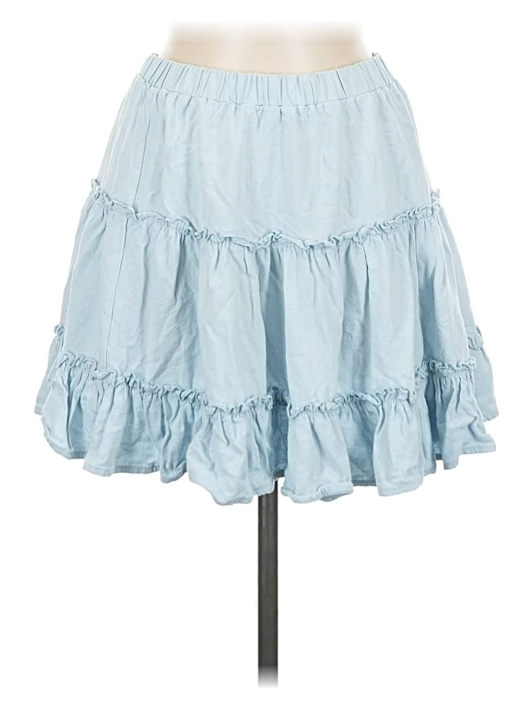 Pre-owned Princess Polly Casual Skirt In Blue