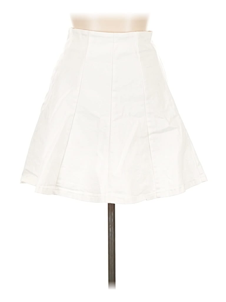 Pre-owned Glam Formal Skirt In White