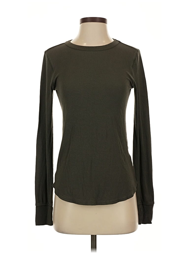 Pre-owned Thread & Supply Long Sleeve T-shirt In Green