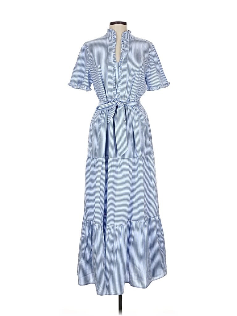 Pre-owned London Times Casual Dress In Blue