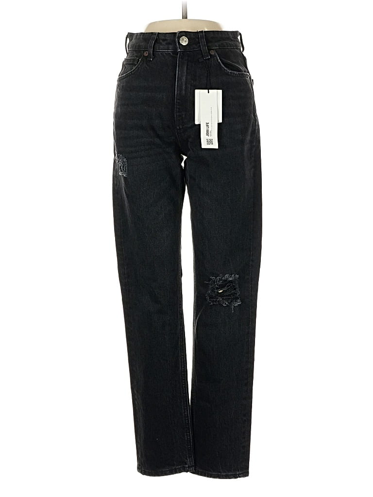 Pre-owned Zara Jeans In Black