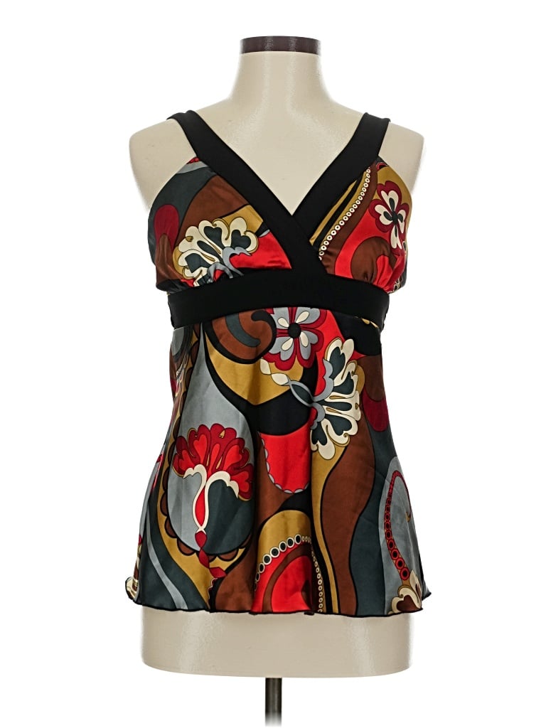 Pre-owned Studio Y Sleeveless Blouse In Gray