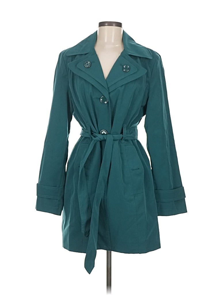 Pre-owned London Fog Trenchcoat In Blue