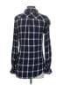 Rails 100% Rayon Plaid Blue Long Sleeve Button-Down Shirt Size S - photo 2