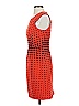 J.Crew 100% Polyester Polka Dots Orange Cocktail Dress Size 2 - photo 5