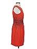 J.Crew 100% Polyester Polka Dots Orange Cocktail Dress Size 2 - photo 4