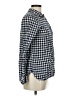 J.Crew Checkered-gingham Blue Long Sleeve Button-Down Shirt Size 6 - photo 4