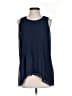 Zara Basic 100% Polyester Blue Sleeveless Blouse Size S - photo 1