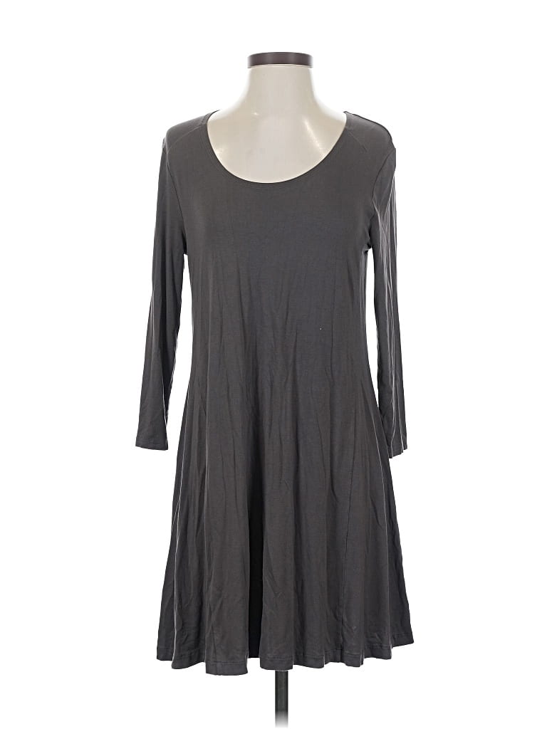 Pre-owned Garnet Hill Casual Dress In Gray
