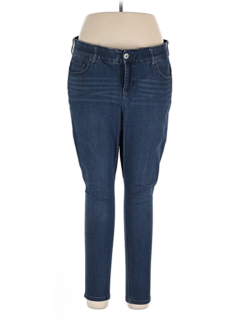 Pre-owned Torrid Jeggings In Blue