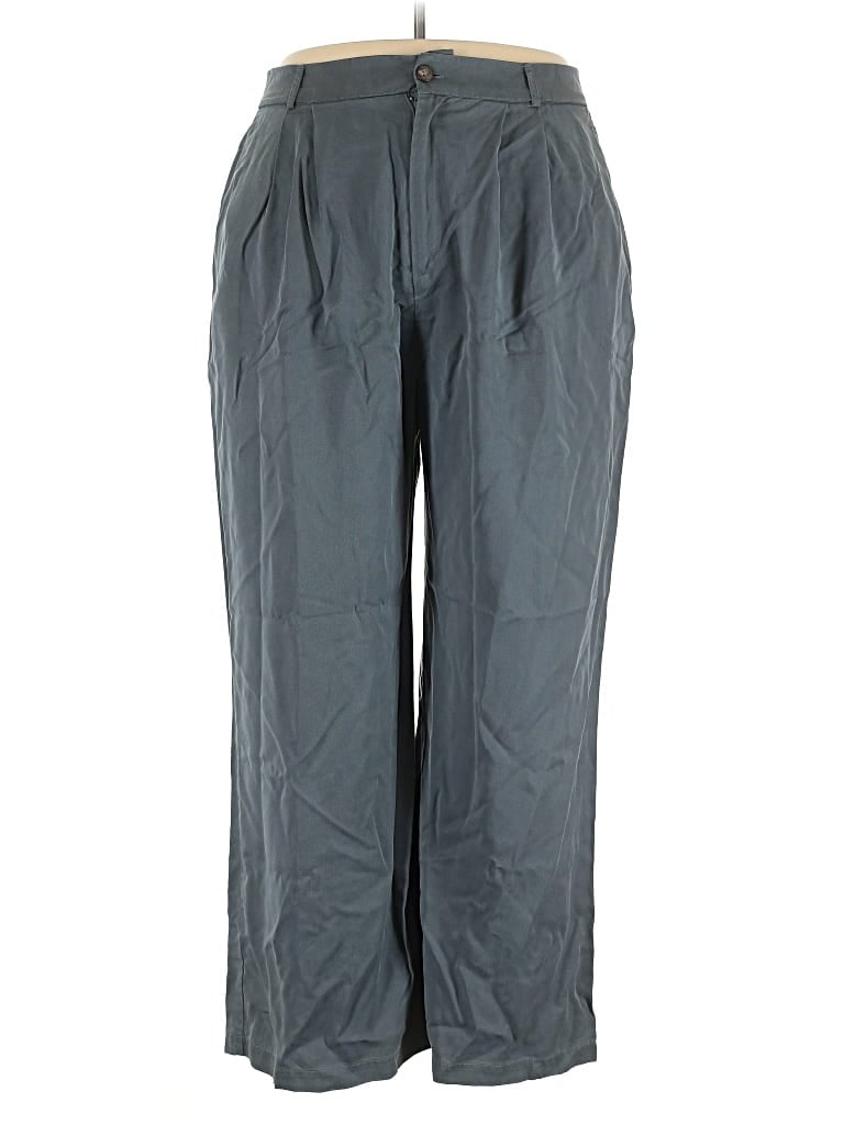 Pre-owned Reformation Casual Pants In Gray