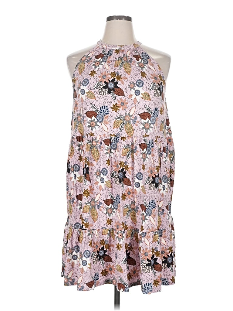 Ann Taylor Loft Casual Dress In Pink