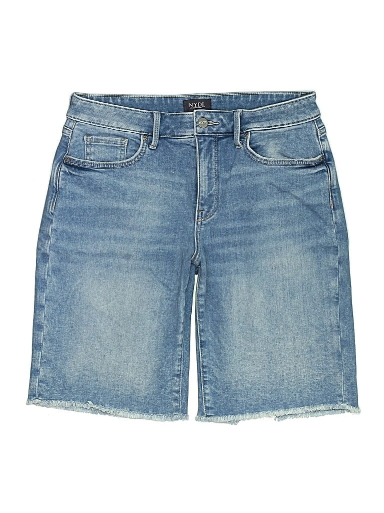 Pre-owned Nydj Denim Shorts In Blue