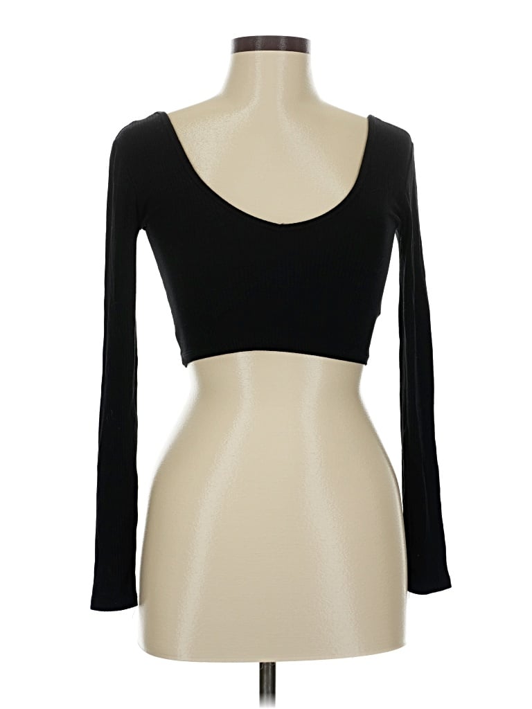 Pre-owned Adika 3/4 Sleeve T-shirt In Black