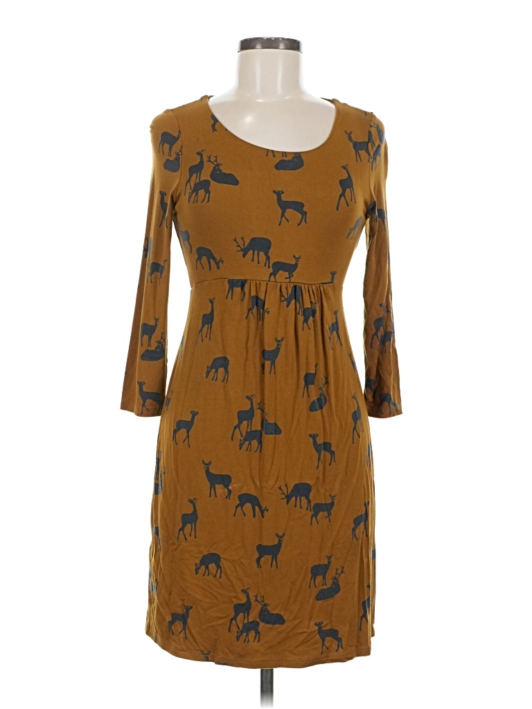 Pre-owned Boden Casual Dress In Brown
