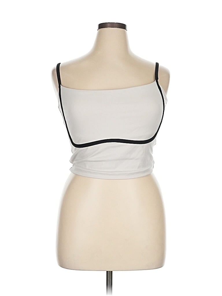 Pre-owned Gilly Hicks Tube Top Tan Strapless Neckline Tops In Brown