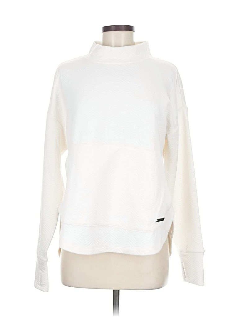 Pre-owned Nine West Turtleneck Sweater In White