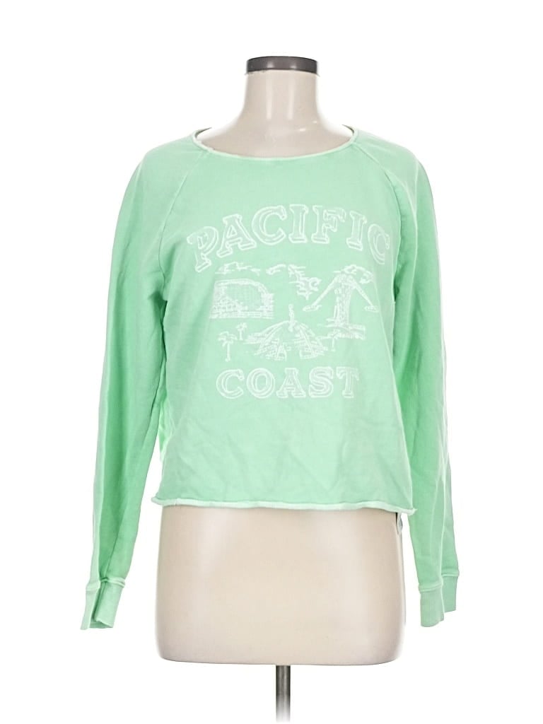 Pre-owned Lucky Brand Sweatshirt In Green
