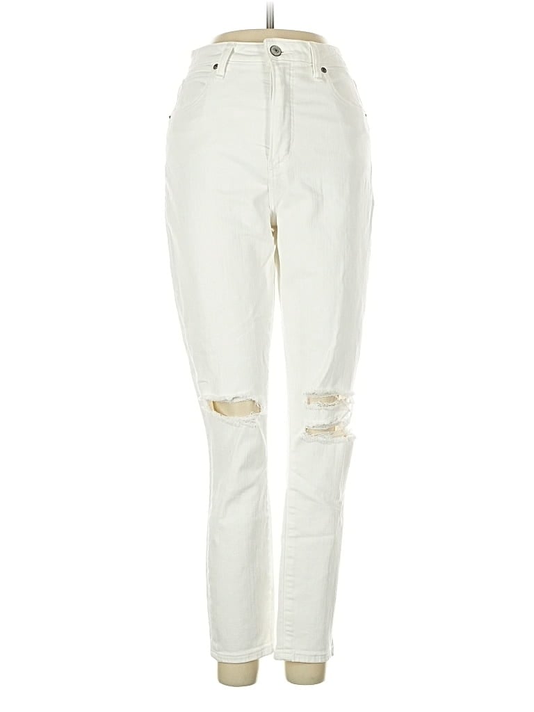 Pre-owned Abercrombie & Fitch Jeans In White