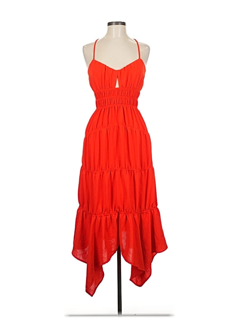 Pre-owned Monteau Cocktail Dress In Red
