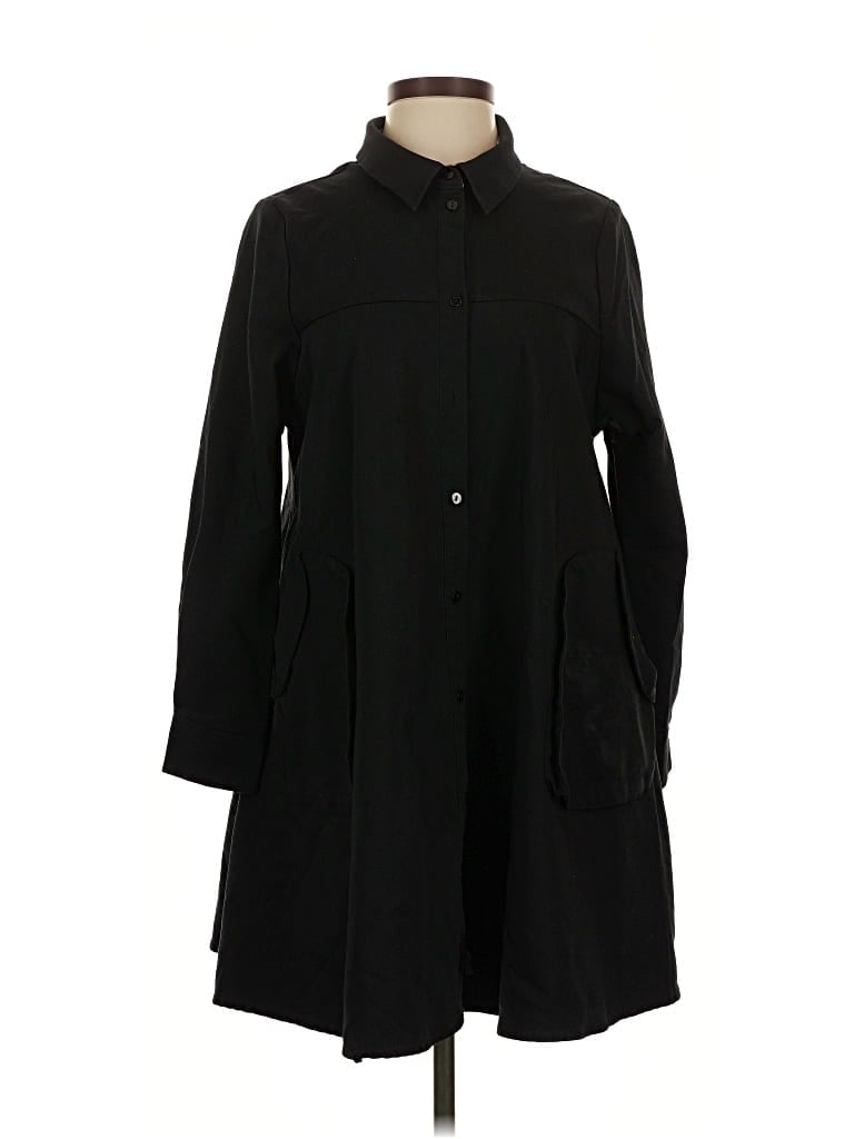 Pre-owned Patrizia Luca Coat In Black
