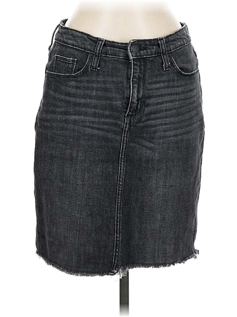 Pre-owned Universal Thread Denim Skirt In Gray