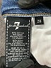 7 For All Mankind Stripes Blue Jeans Size 28 waist - photo 8